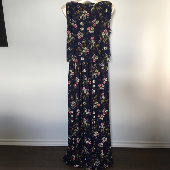 Robert Louis Navy Blue Floral Maxi Dress - Picture 8 of 10